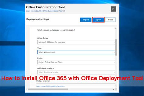 Office Deployment Tool How To Use It To Install Office 365