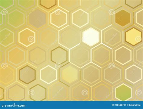 Fondo Hexagonal De Degradado Marr N Y Verde Ilustraci N Del Vector