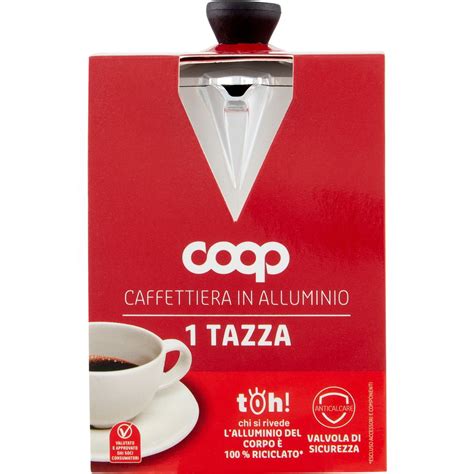 Caffettiera In Alluminio Tazza Coop Pz Coop Shop