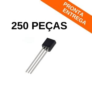 Kit 250 peças Transistor 2N6027 TO 92 PTH Transistores Achei