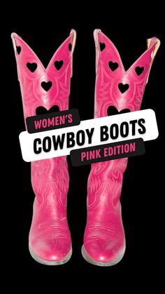 A pink cowboy boot Cowbow, Shoe Collection