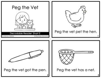 Free Decodable Books Short Vowels Printable By Bethany Gardner