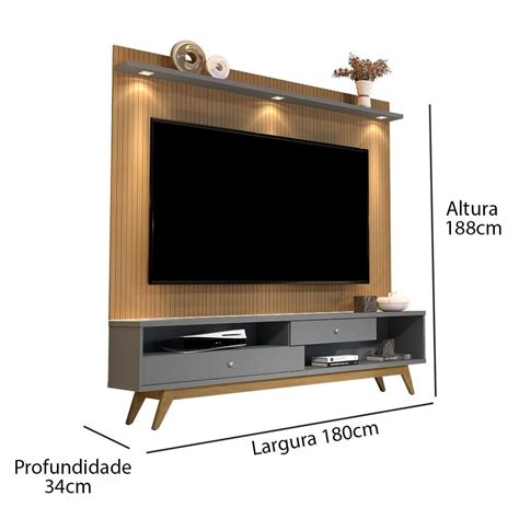 Estante Home Theater Para TV Até 75 Polegadas Led JB 5232 Elmo