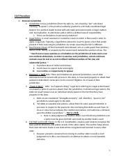 Civ Pro 1 Outline Docx Civil Procedure A Personal Jurisdiction 1