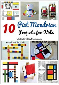 Mondrian Ideen Mondrian Kunstideen Kunst Grundschule