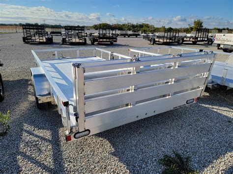 2022 Sure Trac 7x14 Aluminum Tube Top 3k Idler Utility Trailer Detro