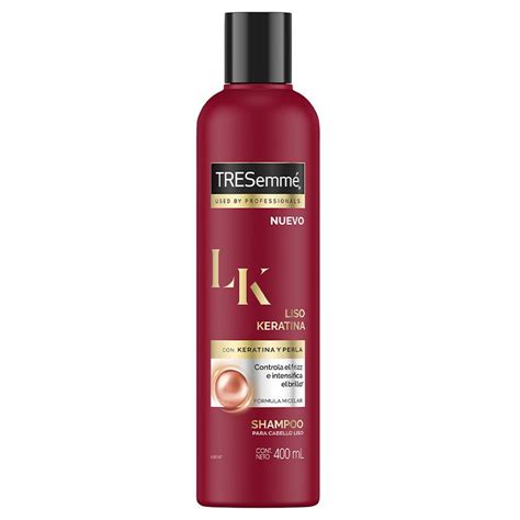 Shampoo Liso Keratina TRESemmé Cont 400 mL Punto Farma