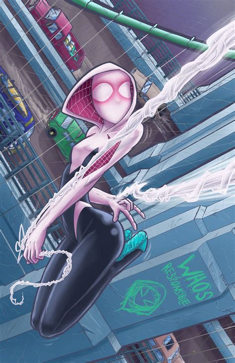 Marvel Comics Spiderman Spectacular Spidergwen Gwen Stacy Spider Gwen Marvel Spider Gwen