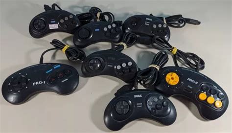 Lote 7 Controles P Mega Drive Defeito Leia MercadoLivre