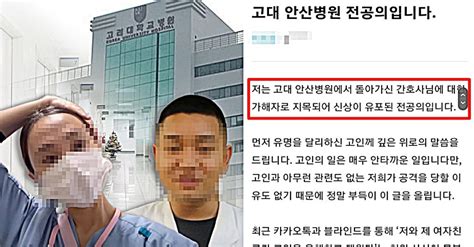 고려대안산병원 의사 집단 괴롭힘 20대 간호사 ‘극단적 선택 사건 포스트쉐어