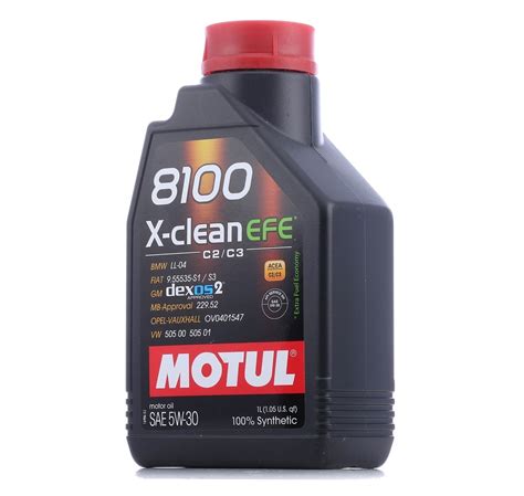 Engine Oil MOTUL 8100 X CLEAN EFE 5W 30 1l 109470 AUTODOC