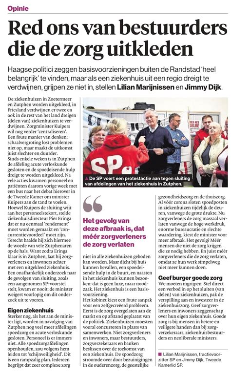 SP Rotterdam On Twitter RT MarijnissenL Red Onze Ziekenhuizen