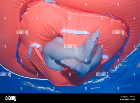 Baby Feet Under Water Stock Photo Alamy