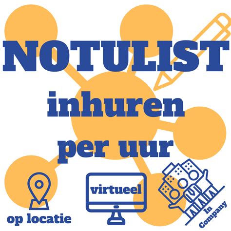 Notulist Inhuren Notuleren Mindmap Nederland