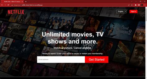 Netflix Website Clone Using Html Css Javascript Tutorials Repo Hot