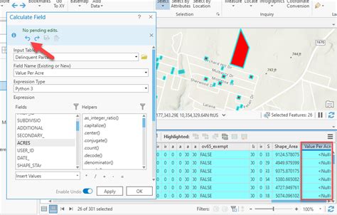 Calculating Attribute Values In Arcgis Pro With The Calculate Field