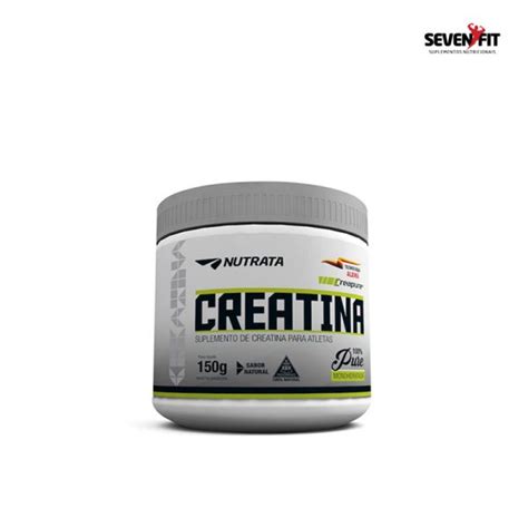 Creatina Creapure G Sabor Natural Nutrata Sevenfit