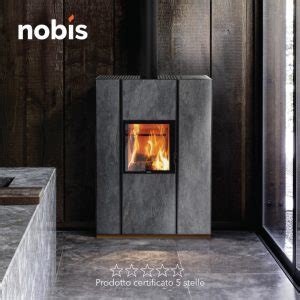 Nobis Unica Hybrid Stove For Use With Wood Or Pellets Smartheat