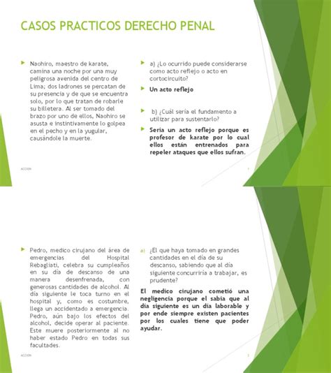 Casos Practicos Derecho Penal Pdf