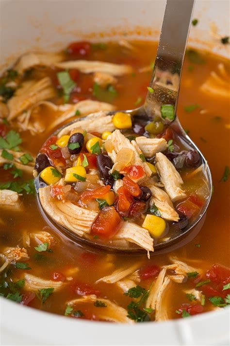 Best Slow Cooker Chicken Tortilla Soup Recipe Tasty Recipes