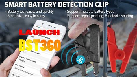 LAUNCH BST360 Bluetooth Battery Tester Complete Overview YouTube