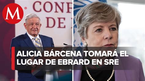 Amlo Anuncia A Alicia B Rcena Como La Nueva Titular De La Sre Tras