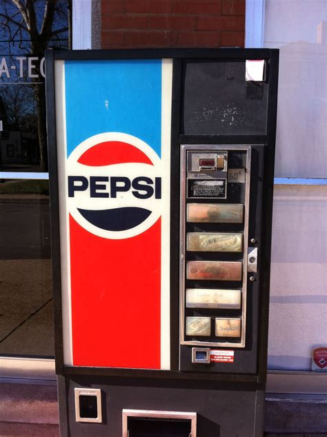 Vintage Pepsi Machine On The Street