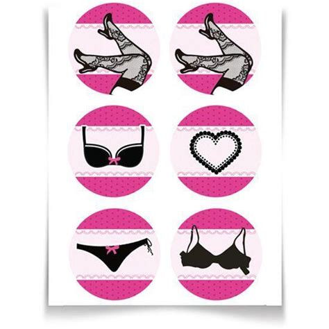 Adesivo Especial Redondo Ch De Lingerie Un Universo Festas Adesivo Decorativo