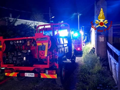 Incendio A Morego In Una Palazzina Foto