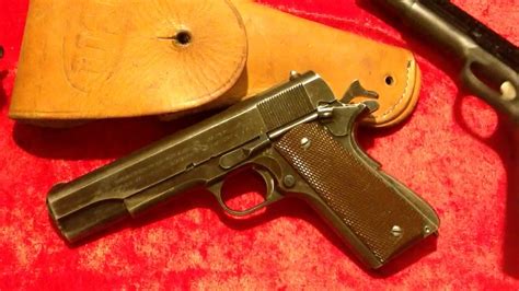 WWII Colt 1911A1 BATJAC J W YouTube