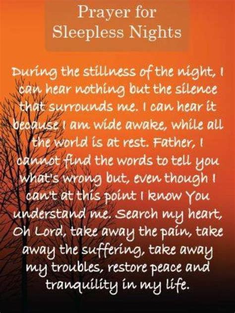 A Prayer For Those Sleepless Nights When You Can T Sleep