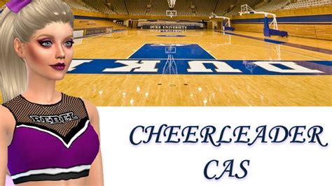 Sims 4 Cheerleader Cas Custom Content Special Sweety Sims Youtube