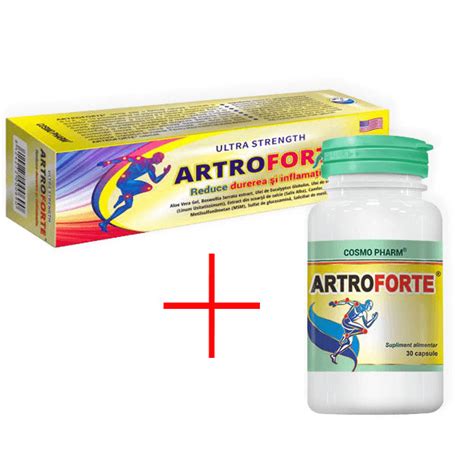 Artroforte Cps Artroforte Crema Ml Cosmo Pharm Naturisti Ro