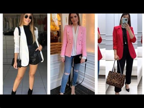 Combinaciones Con Blazer Ideas De Outfits Elegante Formal O Casual