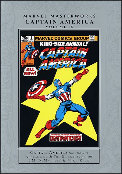 Marvel Masterworks Captain America Volume 15 Buds Art Books