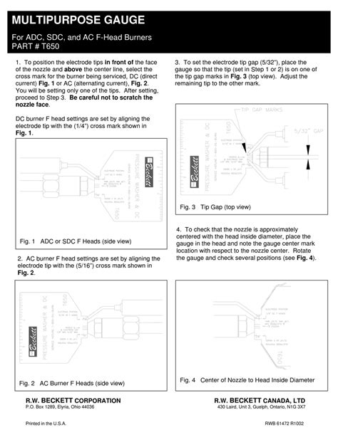 BECKETT T650 MANUAL Pdf Download | ManualsLib