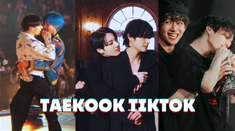 Taekook TikTok Compilation Vkook Moments 1 YouTube