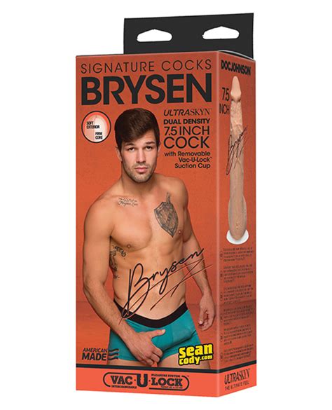 Signature Cocks Brysen 7 5 Inches Ultraskyn Replica Dildo MQ Adult Store