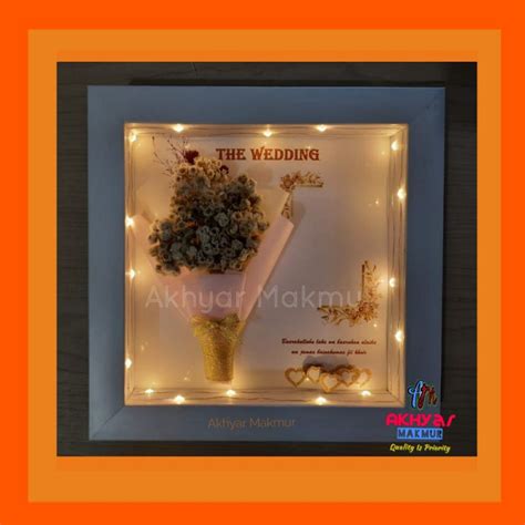 Jual Am Mahar Pernikahan Rustic Seserahan Hantaran Lampu Hias Led Kado