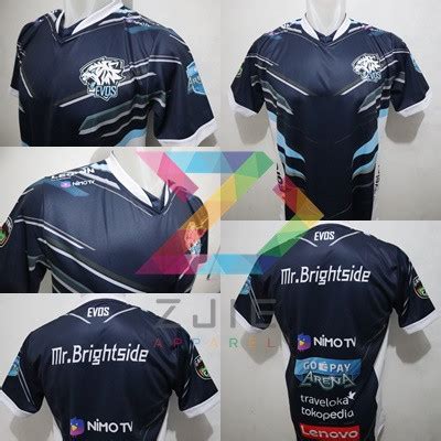 Jual Jersey Kaos Baju Gaming Evos 2018 Mobile Legend Dota AOV Free