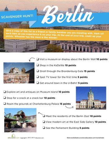 The Berlin Travel Guide Is Shown In This Image With Information About