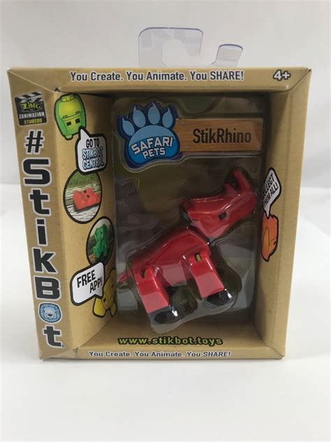 Stikbot Red Rhino Create Animate And Share Zing Zanimation Studio Ebay