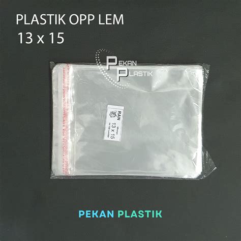 Jual Plastik OPP Lem 13x15 Cm Isi 100 Lembar Kemasan Roti Kue