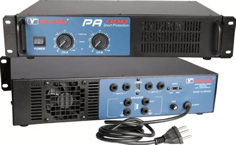 Amplificador New Vox Pa 600 300 W Rms De Potencia Parcelamento Sem