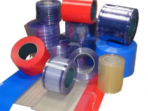 Plain Pvc Strip Curtain Roll Thickness Mm At Rs Piece In