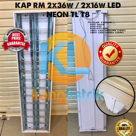 Jual Lampu Kap Rm X Set Komplit Tl Led Philips X Watt T Panjang