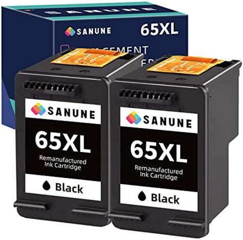 Sanune Xl Ink Cartridges Black Remanufactured For Hp Xl Black