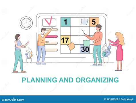 Planning Organizing Actuating And Controlling Stock Photography