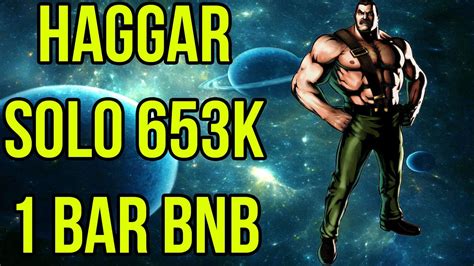 Umvc3 Haggar 653k 1 Bar Bnb Youtube