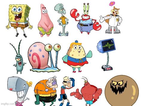 Spongebob Characters Imgflip